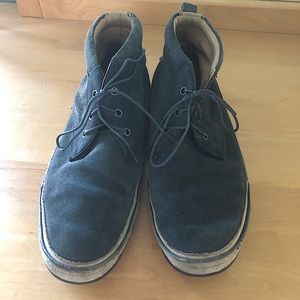 Mens suede John Varvatos casual high top shoe-size 8.5